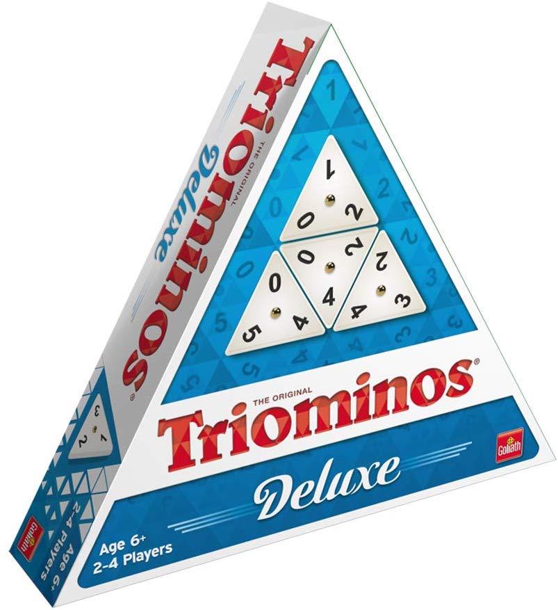 Triominos DeLuxe Gioco da Tavolo Classico per Famiglia Domino con Strategia.