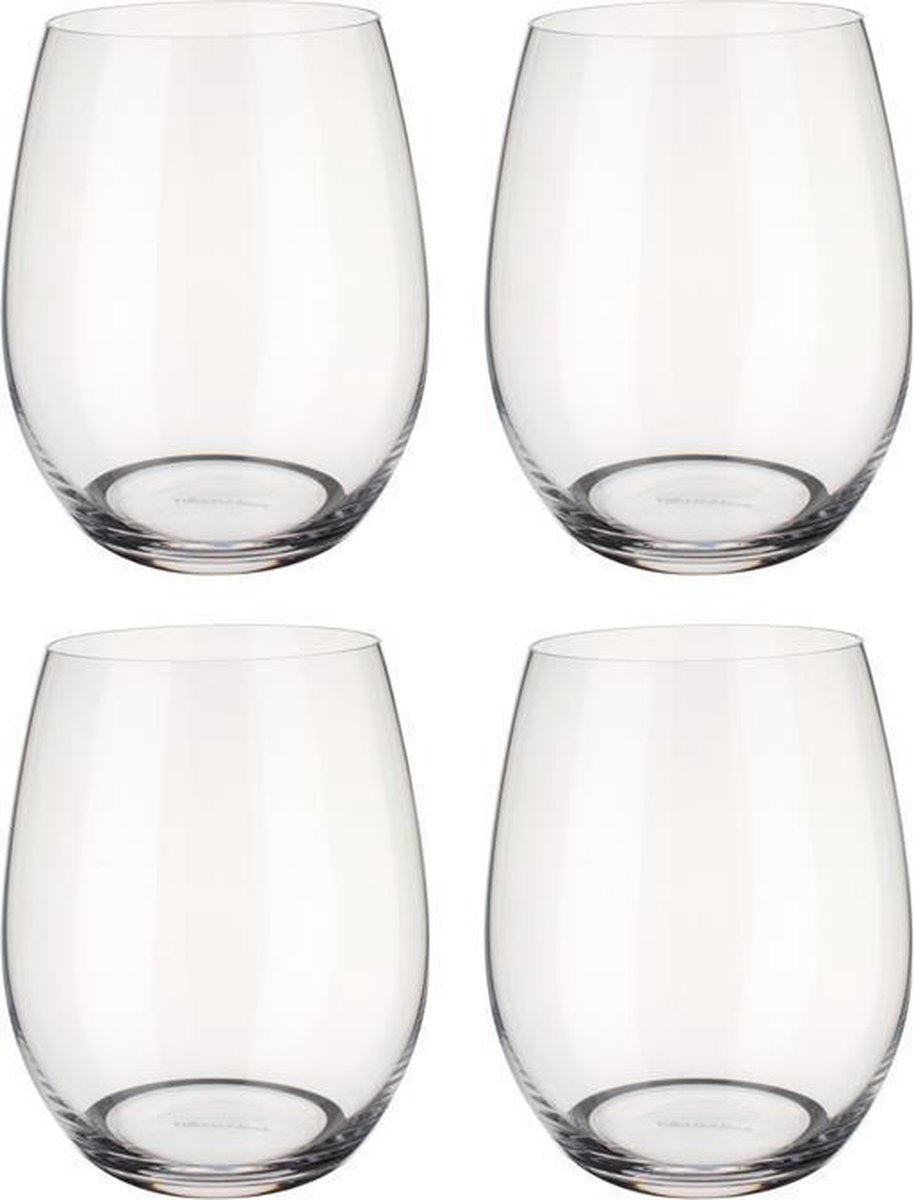 Set 4pz Eleganti Bicchieri d'acqua Villeroy & Boch Bicchiere Acqua 480ml.