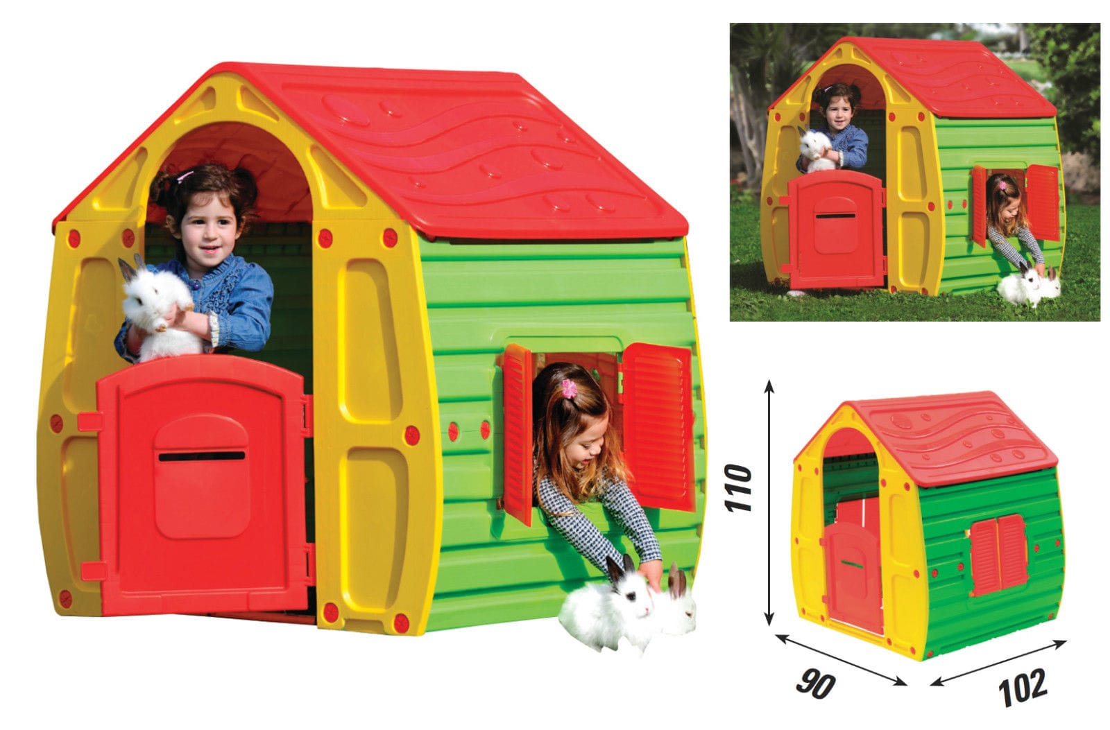 Casetta Multicolore per Bambini da esterno