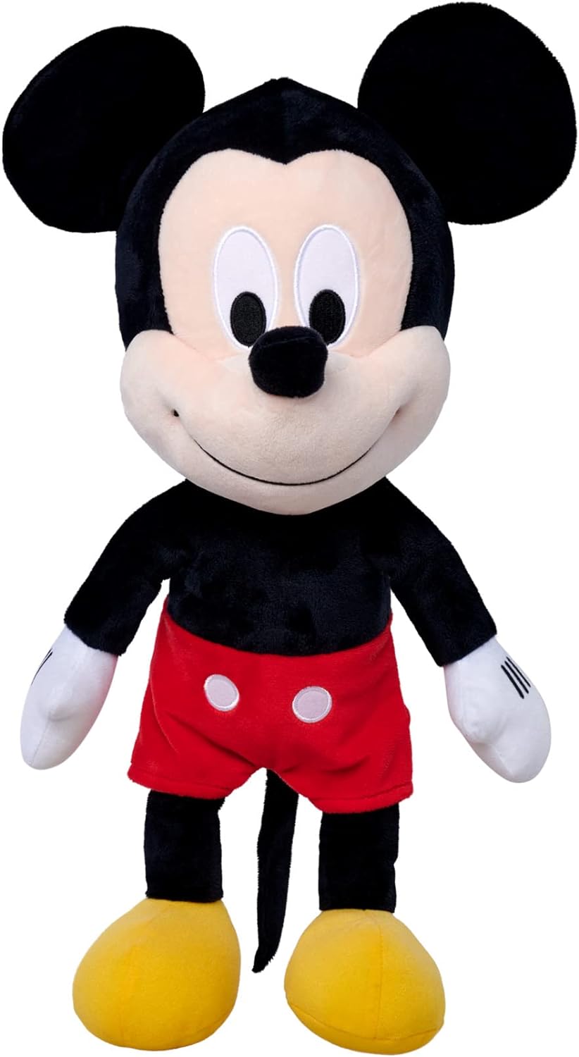Disney Topolino Happy Friends 48cm Peluche Mickey Mouse Morbido e Peloso Bambini.