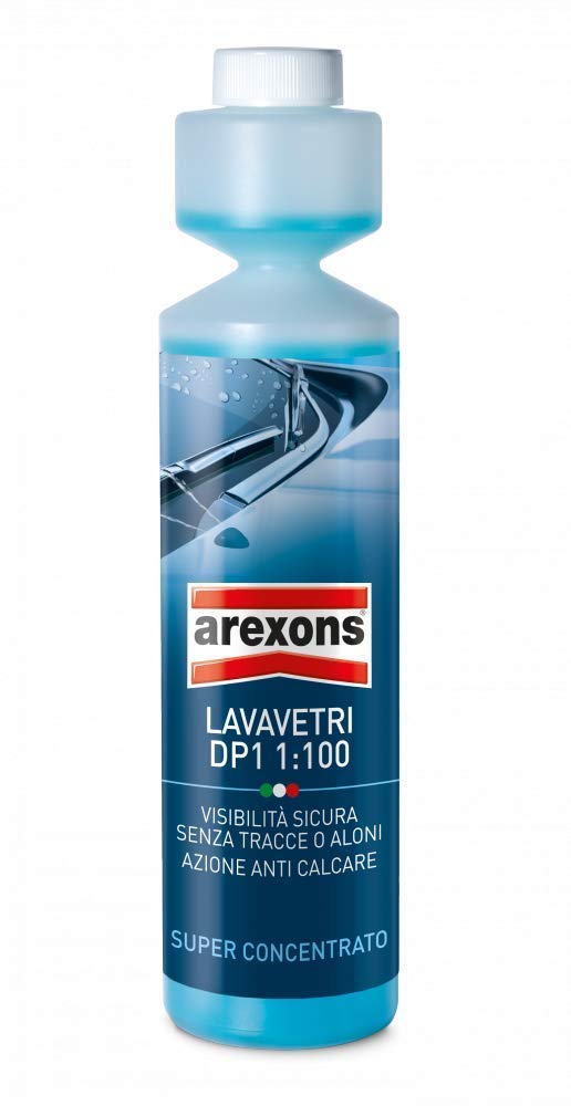Arexons 8405 Liquido per Parabrezza 250 ML Lavavetri DP1 1:100 Per Vaschette.