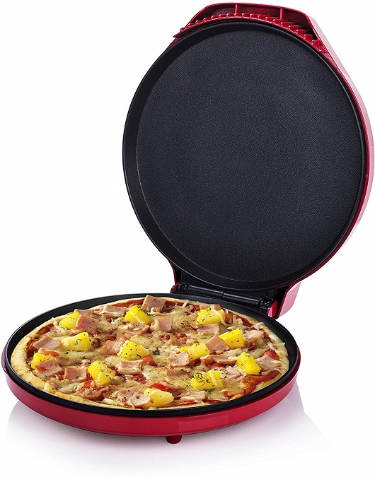 Forno Fornetto per Pizza Maker con Termostato Regolabile 1450 Watt Rosso.
