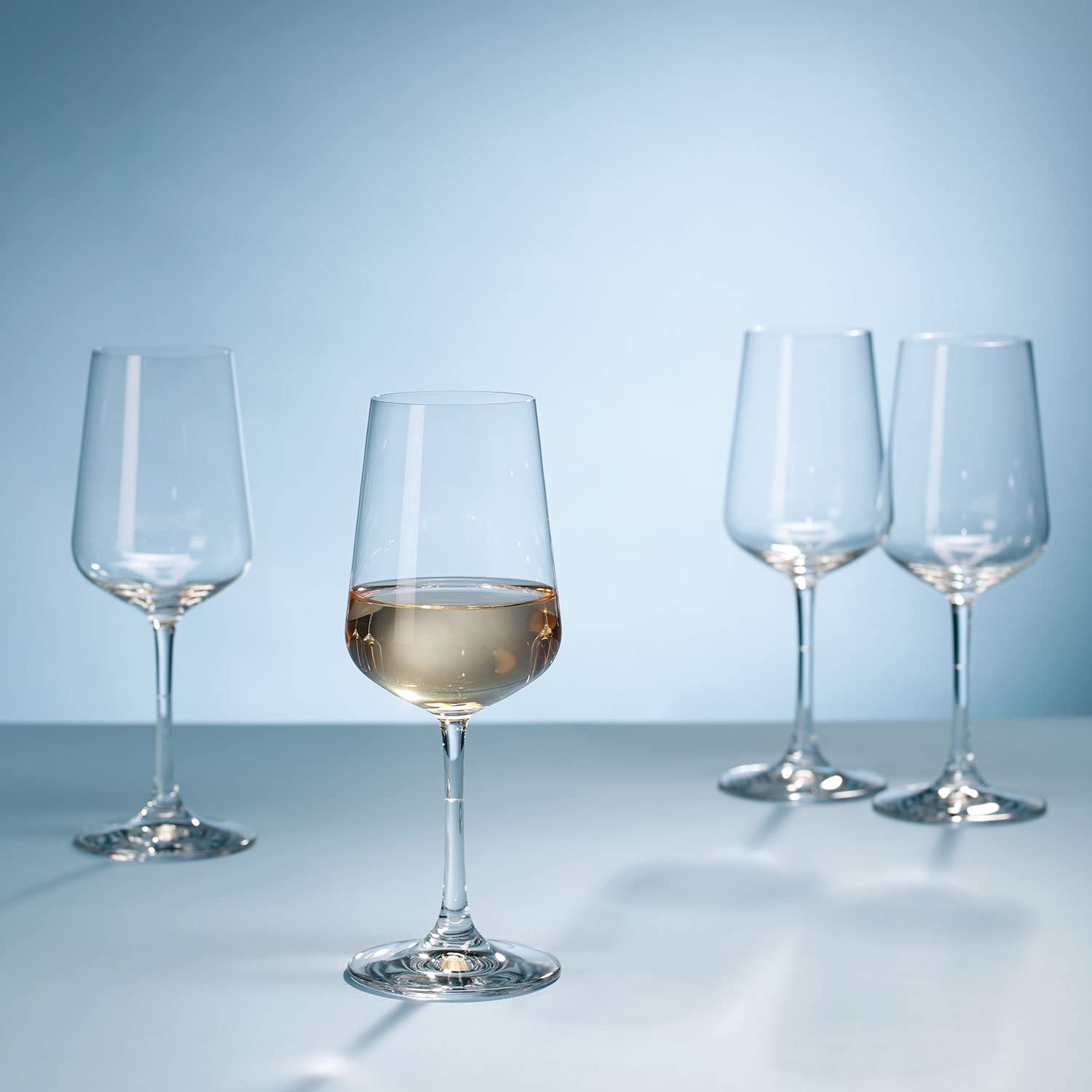 Villeroy & Boch Ovid Bicchiere Calice da Vino Bianco 380ml Cristallo Set 4 Pezzi.