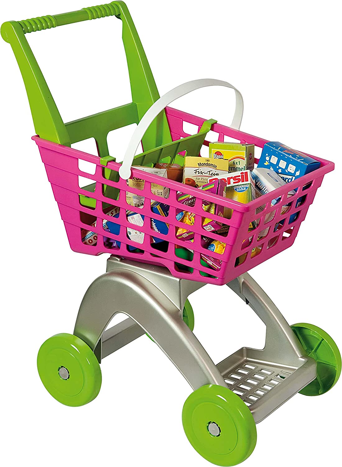 Carrello Giocattolo Supermercato Rolly Trolley Spesa Gioco Per Bambini.