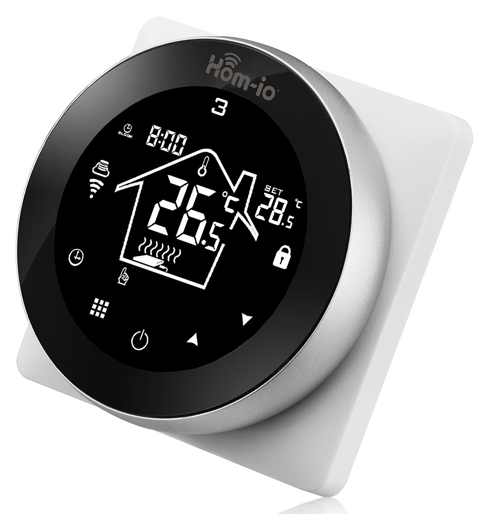 Cronotermostato Smart WIFI Plus per Caldaia e Boiler Termostato Digitale LCD.