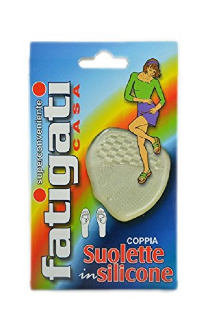 Coppia Suolette In Silicone Solette Ortopediche Per Tallone.