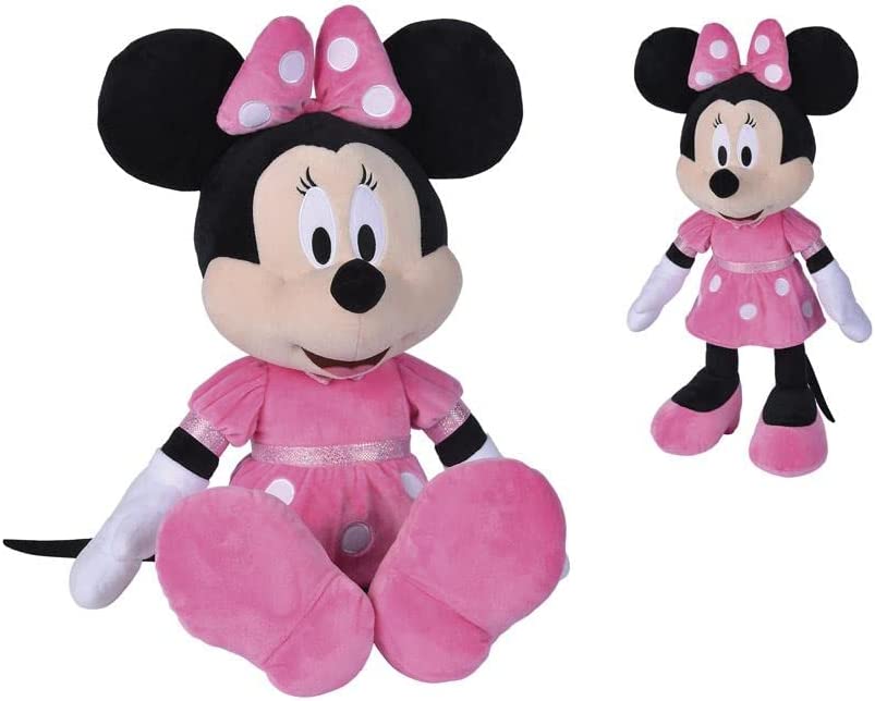 Simba MMCH Core Peluche Disney Minnie Fucsia Alto 75cm Eta' 0+ Bambini.