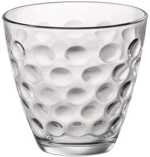 Set 6 Bicchieri Dots Per Acqua 26Cl in Vetro Rocco Bormioli