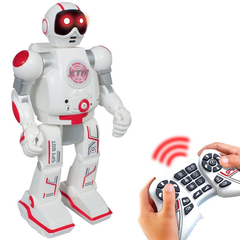 Robot Spy Bot Mac Due Interattivo Registra E Ripete Ricarica USB Giocattolo