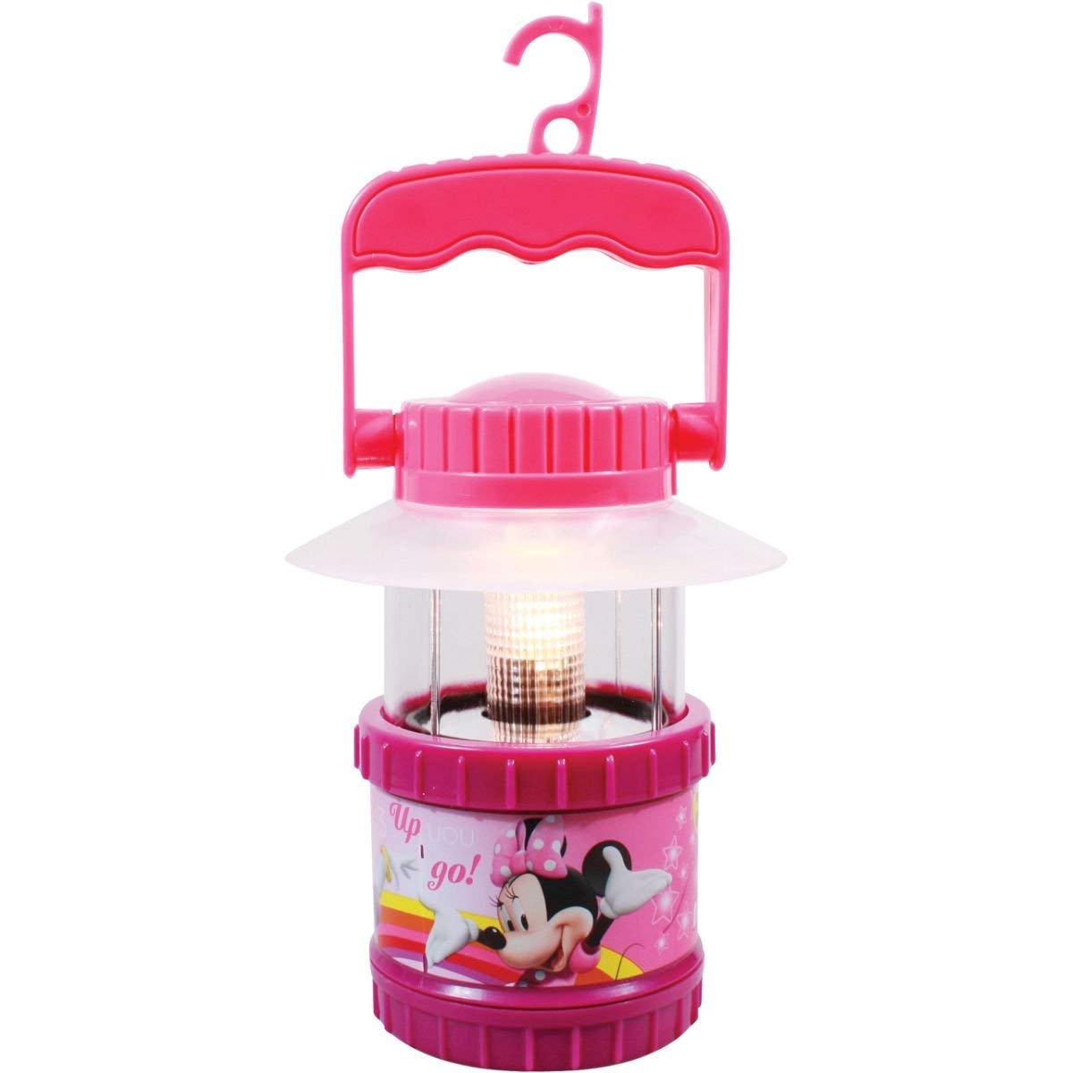 Mini Lanterna Led Da Campeggio Disney Minnie 11,5 x 20 Cm Con Gancio Da Tavolo	