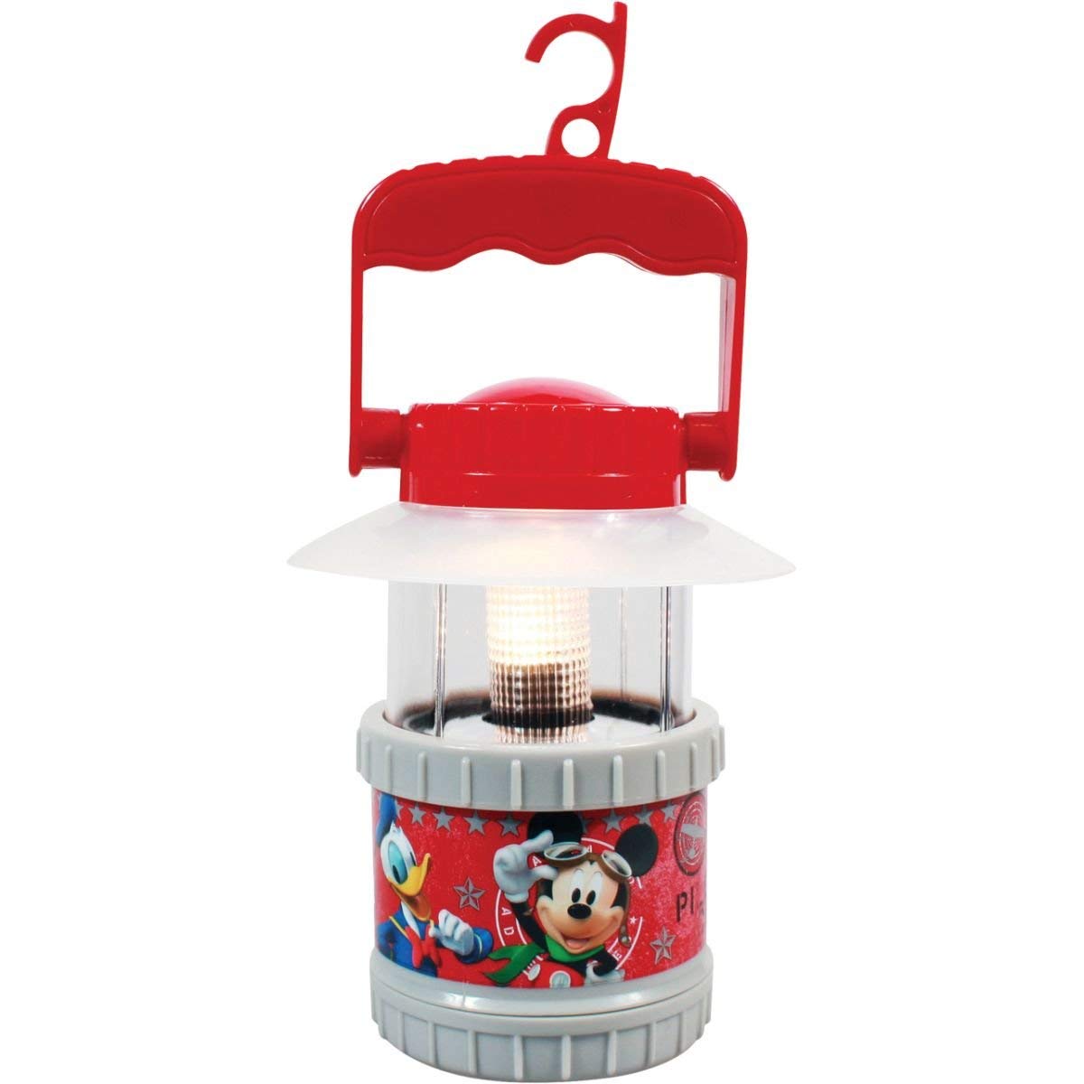 Mini Lanterna Led Da Campeggio Disney Topolino Mickey Mouse Con Gancio Da Tavolo.