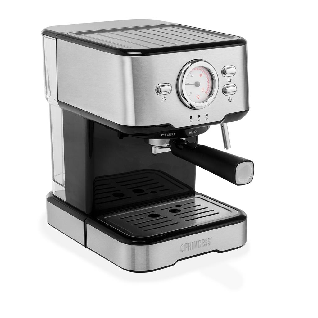Macchina Caffe' Espresso 4 in 1 Capsule Cialde e Macinato con Montalatte 1.5 Lt.